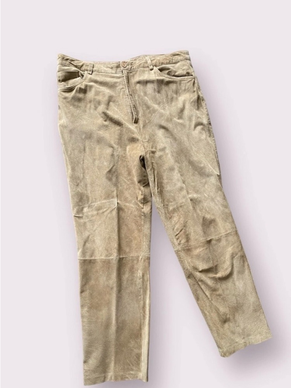 Brandon Thomas Classic Tan
Tan Suede Pants Size 16